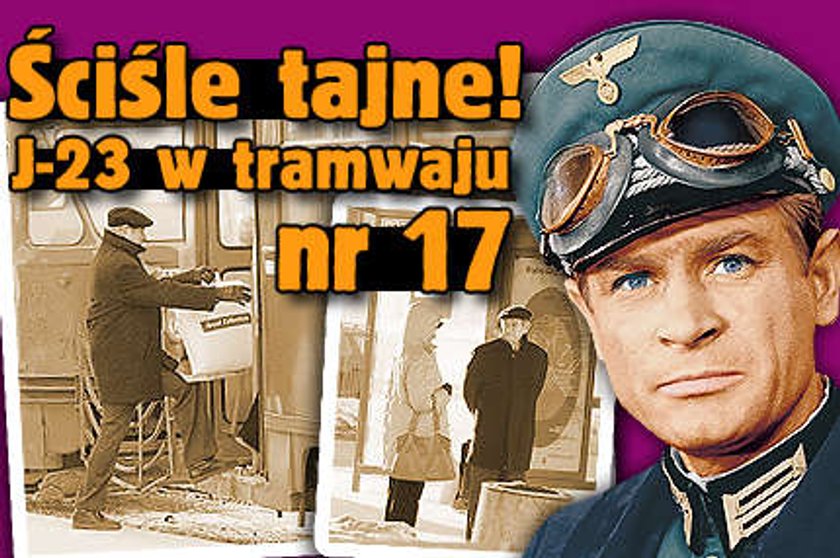 Hans Kloss w tramwaju!