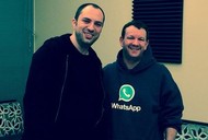 Założyciele WhatsApp - Jan Koum (z lewej) oraz Brian Acton