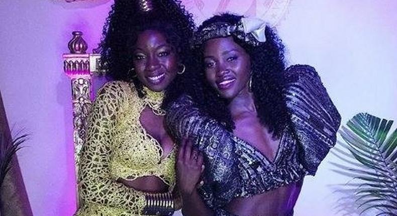 Lupita Nyong'o and Danai Gurira