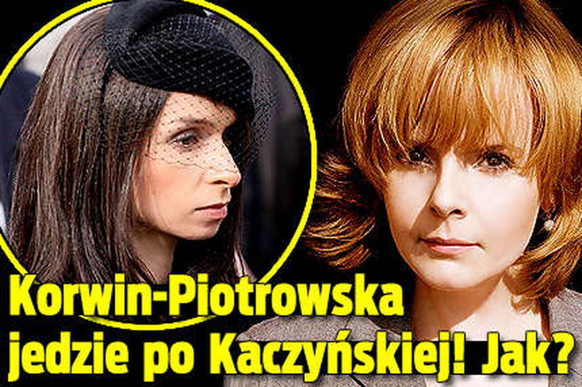 Korwin-Piotrowska jedzie po Kaczyńskiej!
