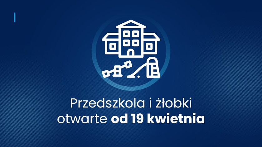 Przedszkola i żłobki wcześniej zostały otwarte.