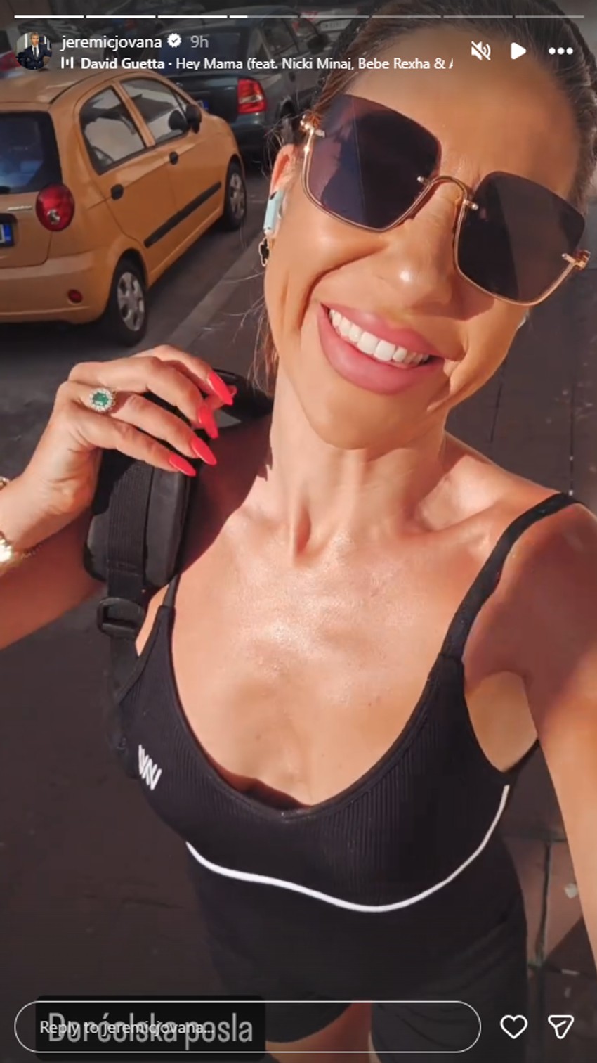 Jovana Jeremić, objava