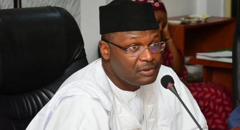 INEC Chairman, Mahmood Yakubu. 