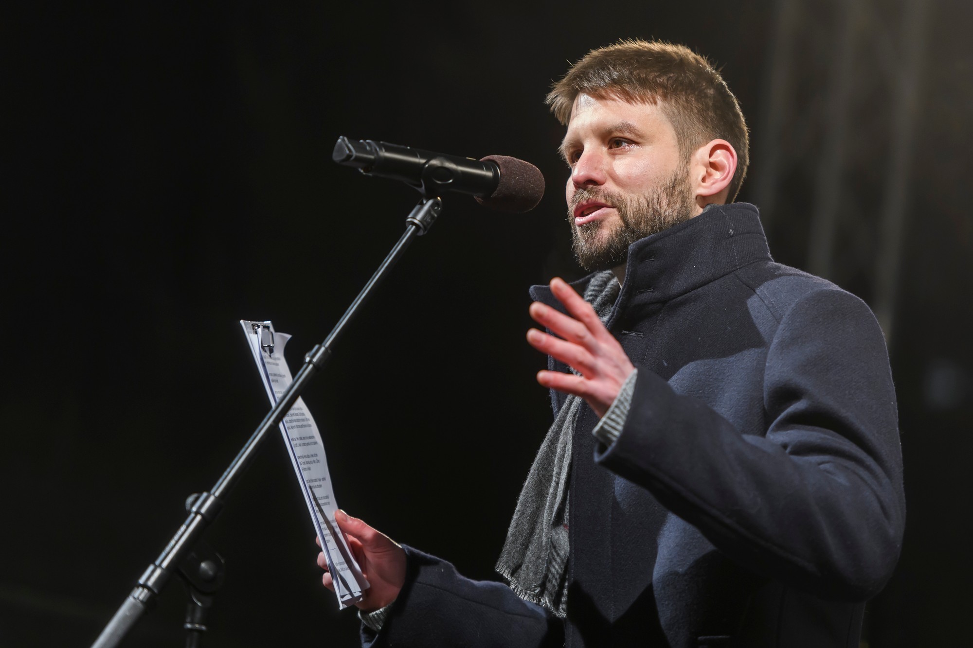 Predseda Progresívneho Slovenska (PS) Michal Šimečka.