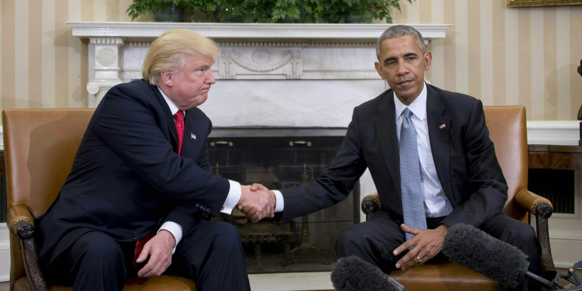 Donald Trump i Barack Obama