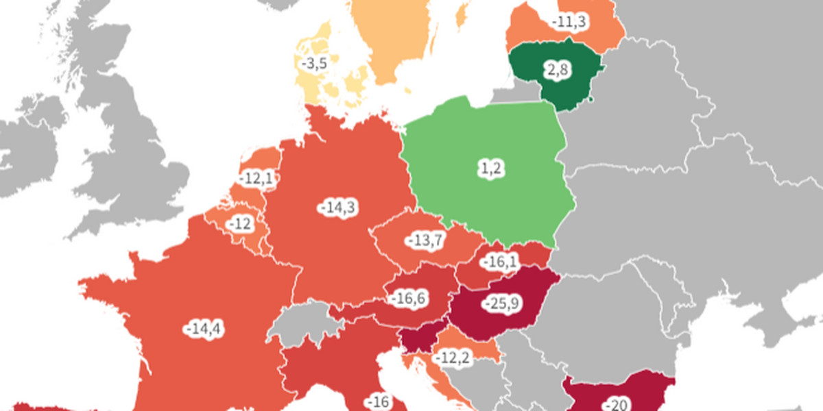 Polscy konsumenci są w optymistycznych nastrojach jako jedni z nielicznych w Europie