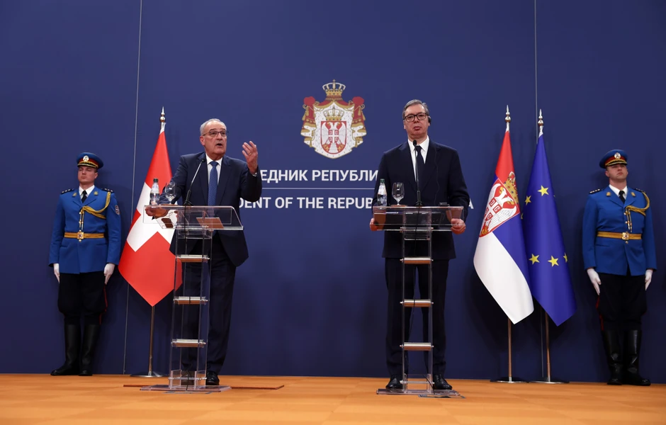 Poseta predsednika Švajcarske Konfederacije Gi Parmelana