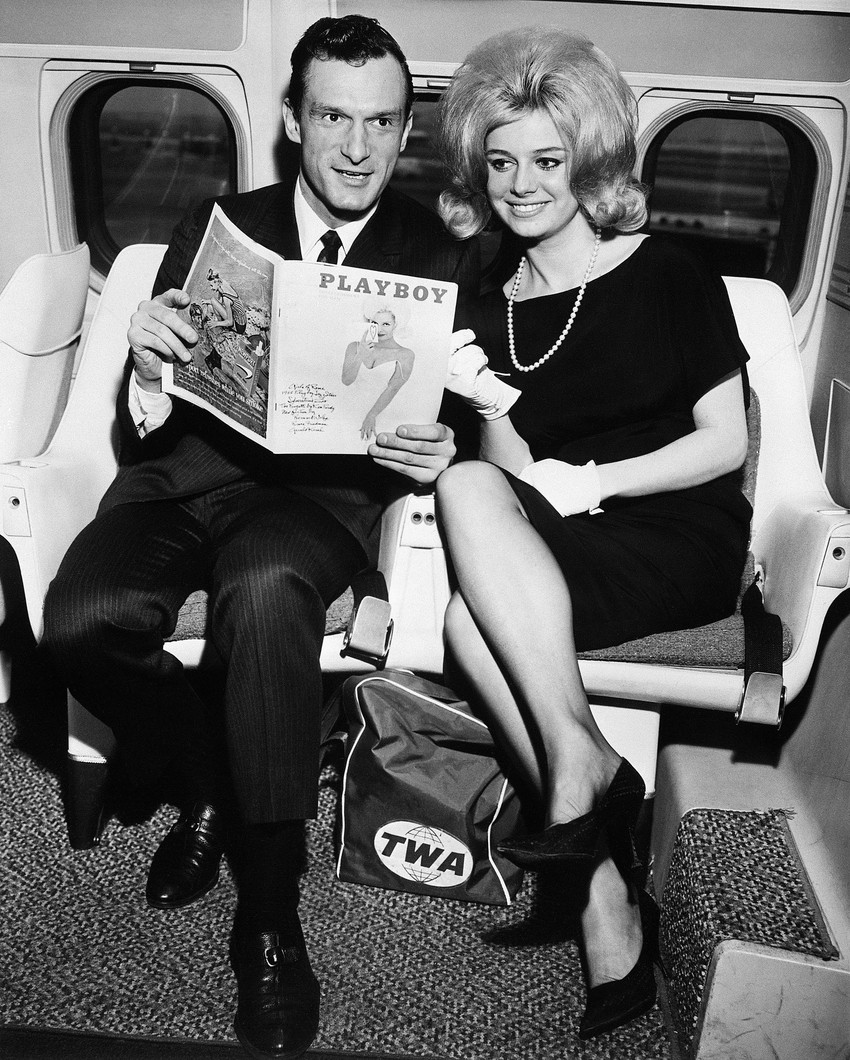 Hju Hefner i Sintija Madoks 1962.