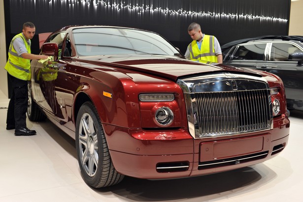 Rolls-Royce Na zdj. Paris Motor Show - od 2 października będzie można oglądać samochody najlepszych marek – Rolls-Royce Phantom Coupe. Fot: Antoine Antoniol/Bloomberg