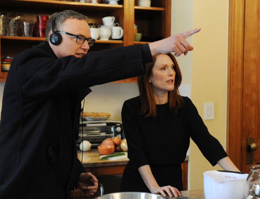 Richard Glatzer na planie filmu "Still Alice"