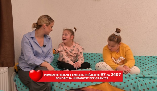 Tijana i Emilija, emisija "Srce za decu"