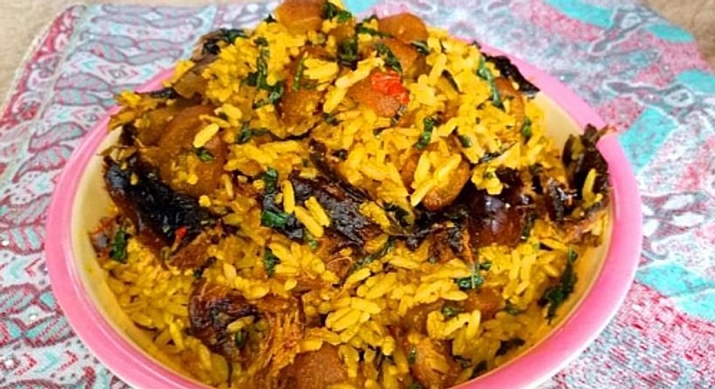 Photo of How to Cook Palm Oil Jollof Rice (Native/Concoction Mtn Rice)