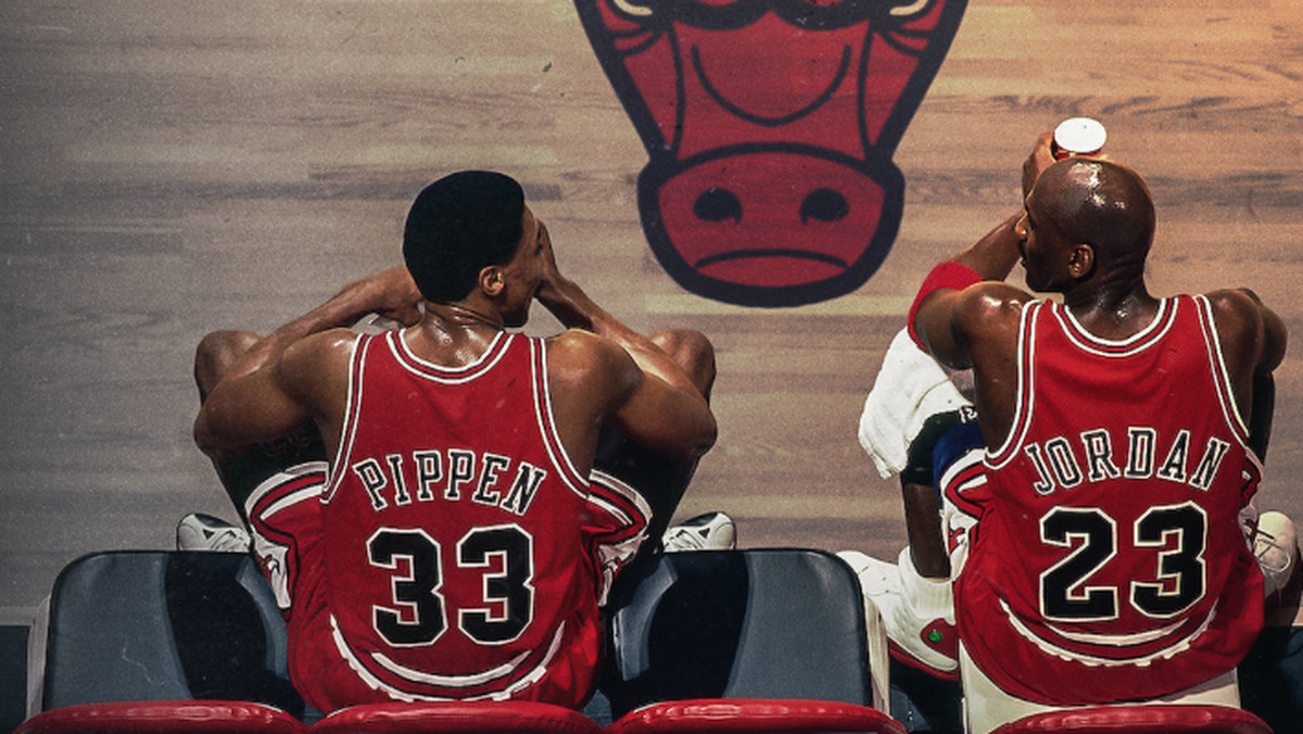 "The Last Dance". W kadrze Scottie Pippen i Michael Jordan