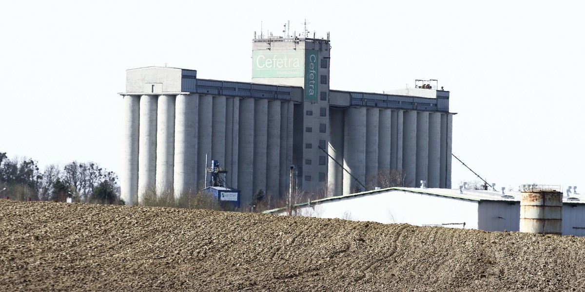 Elewatory zbożowe Cefetra Polska w Dobrym Mieście