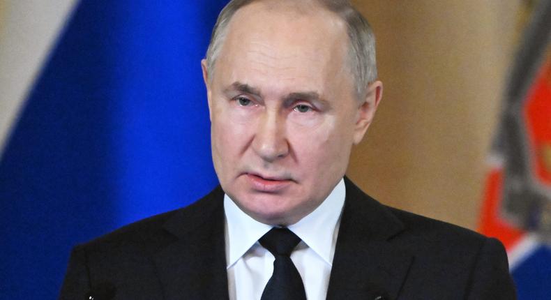 Russian leader Vladimir Putin.Sergei Guneyev/Pool/AFP via Getty Images