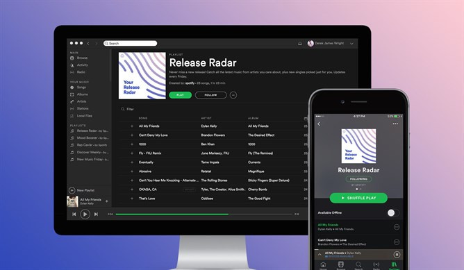 Spotify pozwala na wygodny dostęp do muzyki na wielu urządzeniach