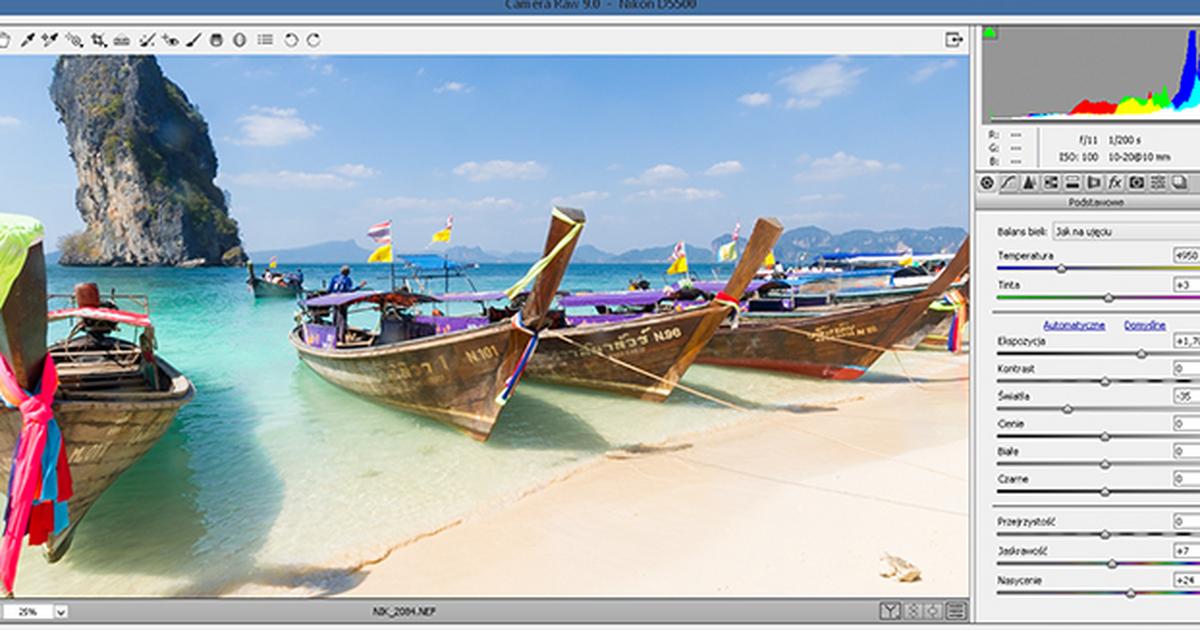 Adobe Camera Raw 9 - z funkcją HDR i panorama - Adobe Photoshop