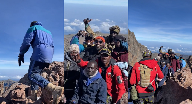 Watch Larry Madowo's unexpected encounter with KDF soldiers at Mt Kenya