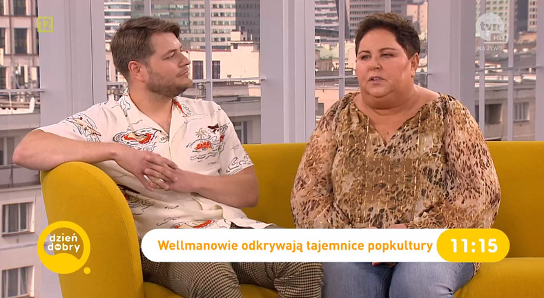 Jakub Wellman i Dorota Wellman w "Dzień dobry TVN"