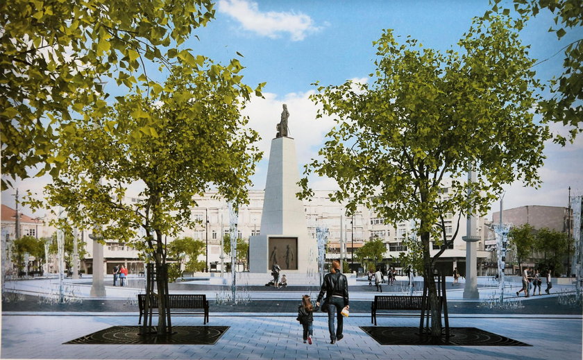 Plac Wolności w Łodzi przejdzie przebudowę do 2021 roku