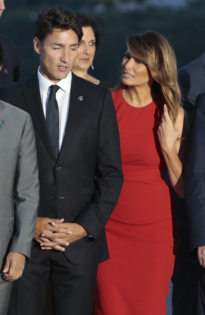 Džastin Trudo i Melanija Tramp