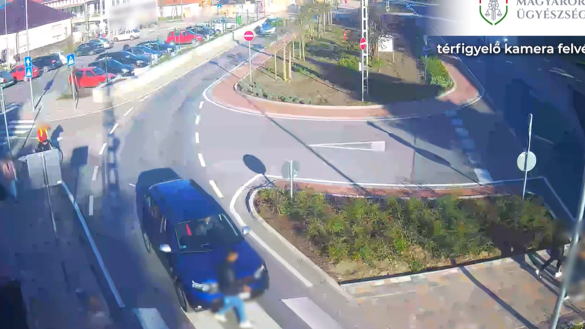 Drámai videó: egy figyelmetlen sofőr elütötte a zebrán sétáló fiút
