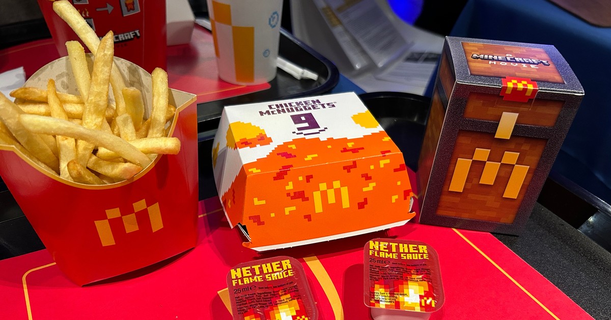 I tried McDonald's new Minecraft meal. The food didn't impress me, but ...