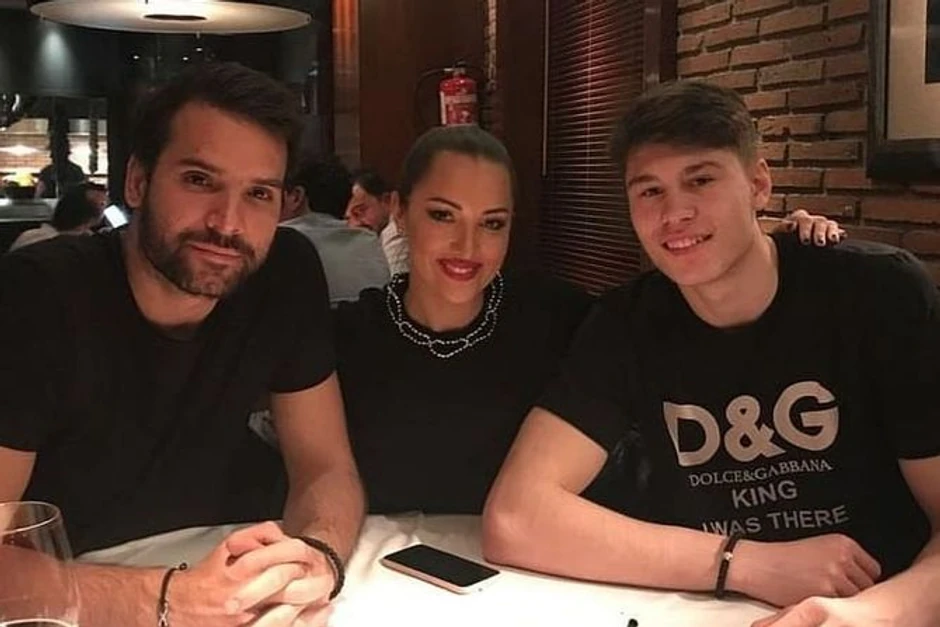 Mario Nakić sa Filipom Živojinovićem i Aleksandrom Prijovićem