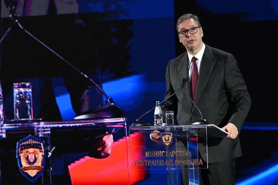Aleksandar Vučić na svečanosti povodom Dana policije