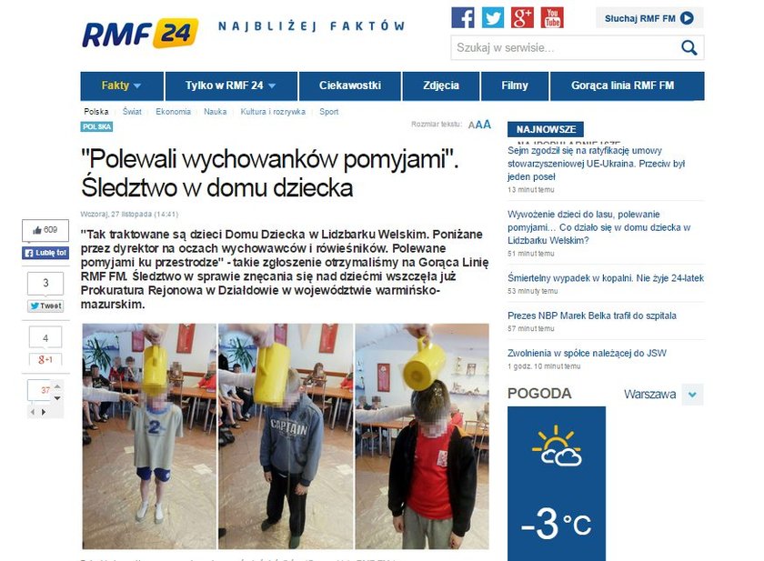 O sprawie poinformował portal rmf24.pl