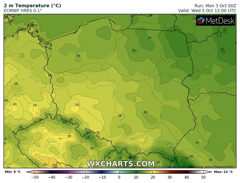 Już w połowie tygodnia temperatura sięgnie 20 st. C