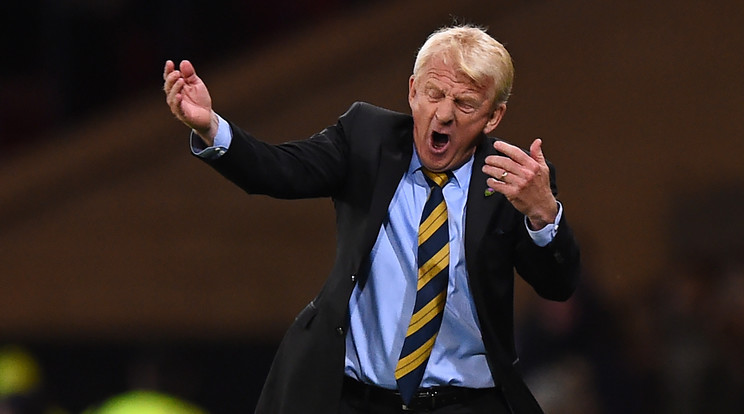 Gordon Strachan furcsán magyarázta a kudarcot/Fotó: AFP