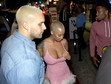 Amber Rose w krótkiej, różowej sukience