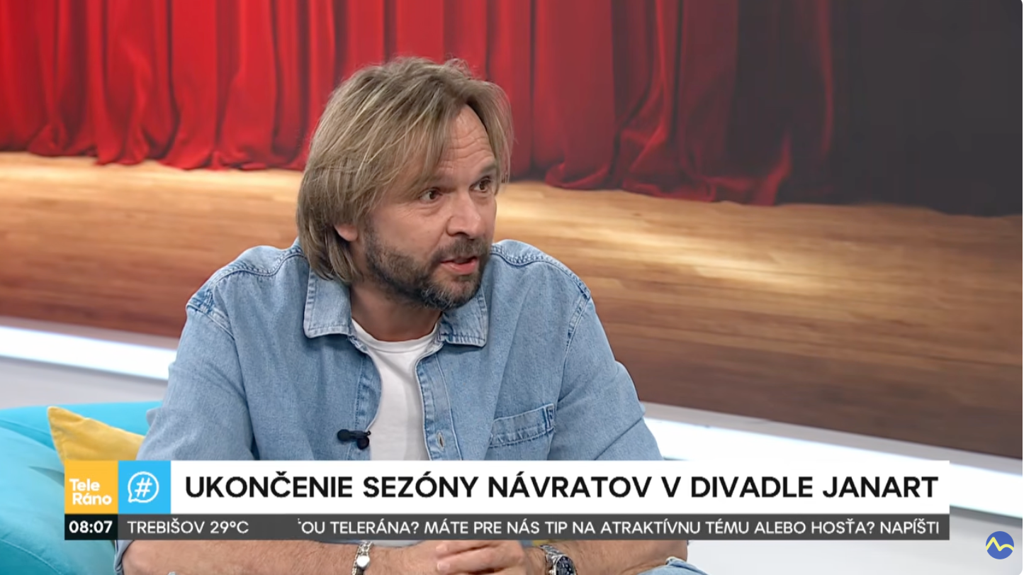 Choreograf a prísny porotca Let's Dance Ján Ďurovčík v Teleráne.