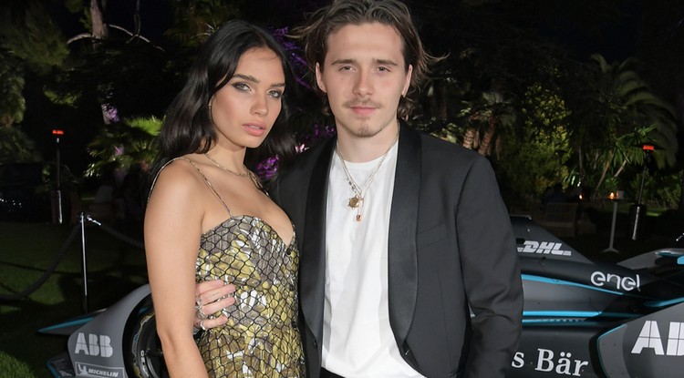 Brooklyn Beckham és barátnője