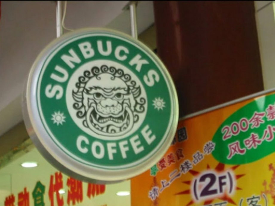 Tired of finding Starbucks in every town you visit? Try out Sunbucks in Shanghai.