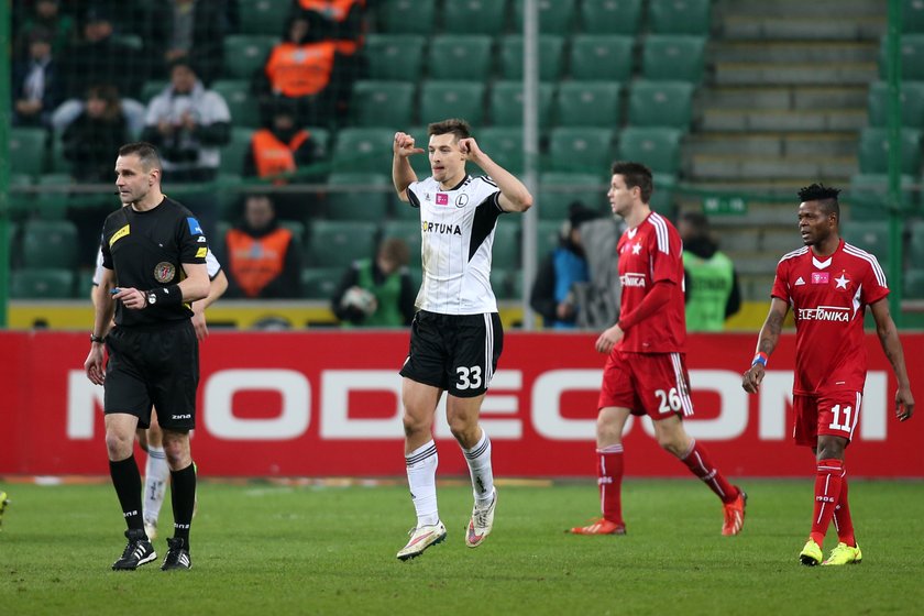 Legia Warszawa - Wisła Kraków 2:2. Remis w klasyku, Wisła o krok od sensacji!