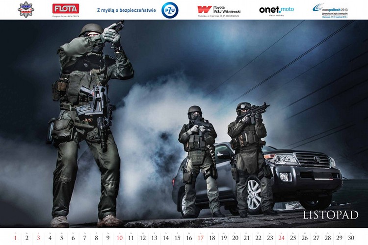 Kalendarz polskiej policji na 2013 rok