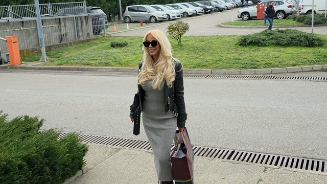 Bojana Lazić na snimanju "Pinkovih zvezda"