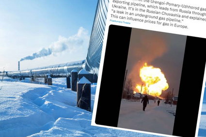 Eksplozja w Rosji. Władze zamknęły gazociąg transportujący gaz do Europy