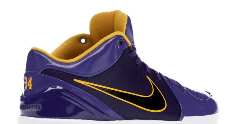 Kobe 4 Protro Undefeated Los Angeles Lakers