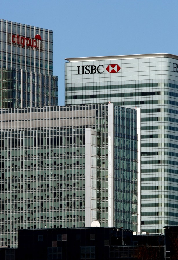 Siedziba banku HSBC w Londynie także ma być sprzedawna lub wydzierżawiona. Fot. Bloomberg