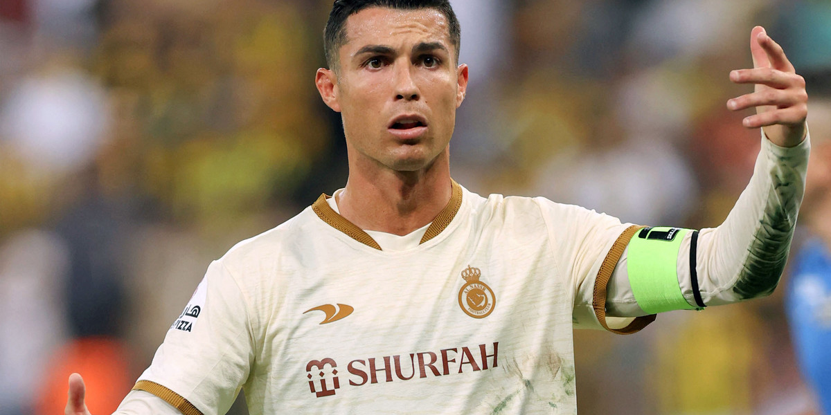 Cristiano Ronaldo w barwach Al- Nasrr