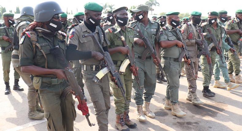 Nigerian police officers [NPF]