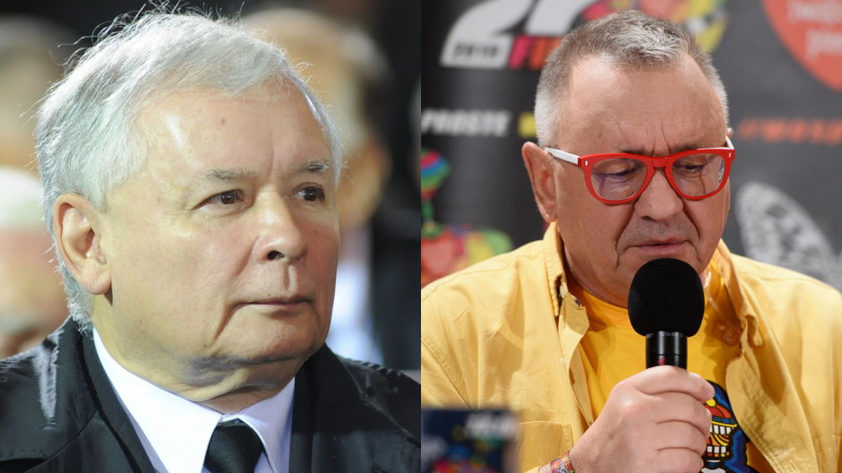 Jarosław Kaczyński i Jerzy Owsiak