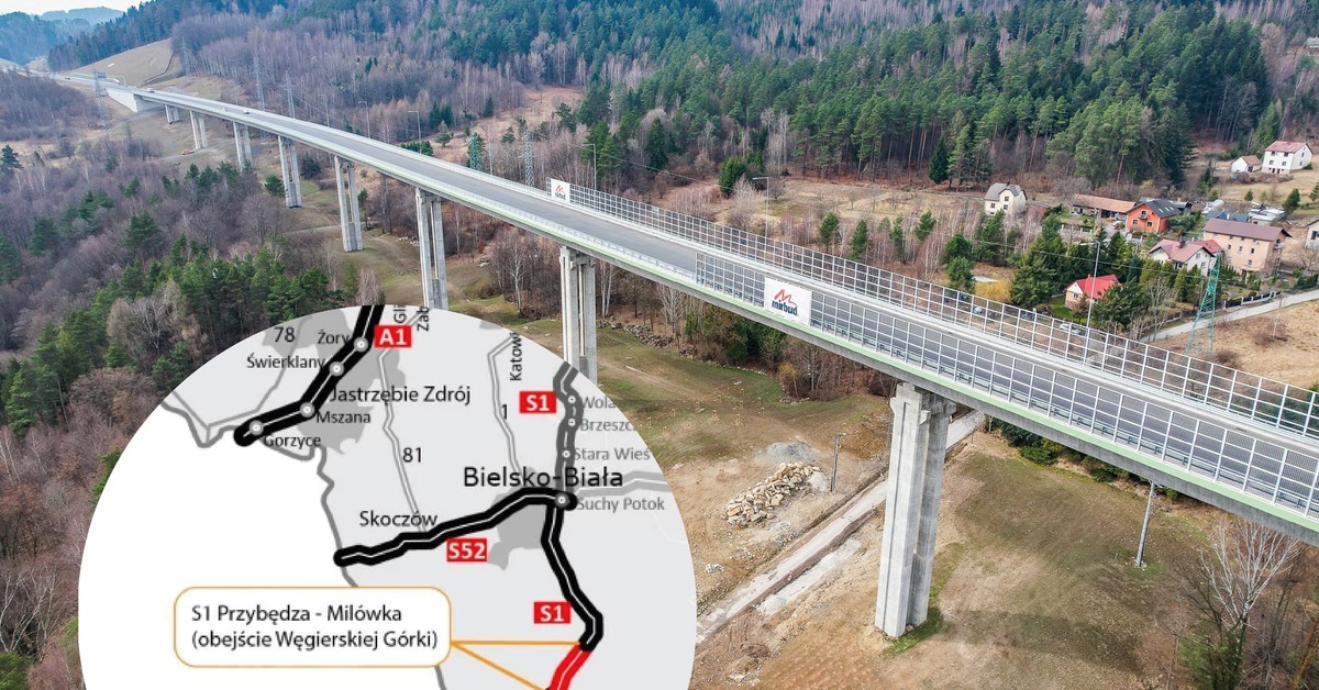 Tunele, mosty, estakady. To będzie jedna z najbardziej efektownych ekspresówek w Polsce. Kiedy otwarcie? [WIDEO]