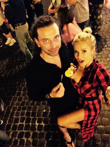 Doda i Emil Haidar w Rzymie