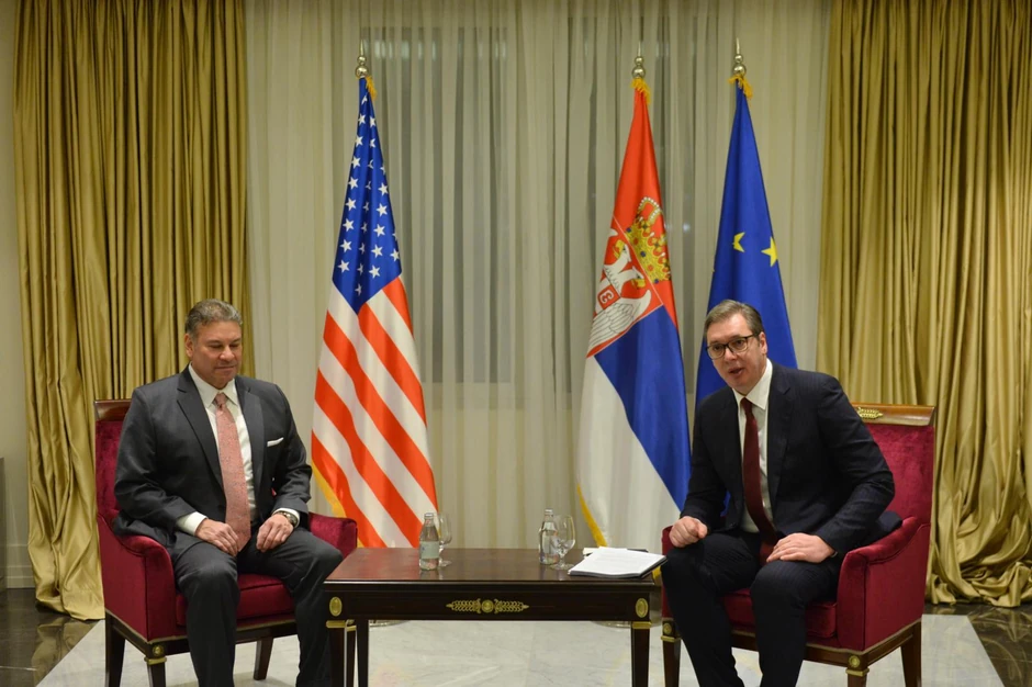 Aleksandar Vučić i Gabrijel Eskobar