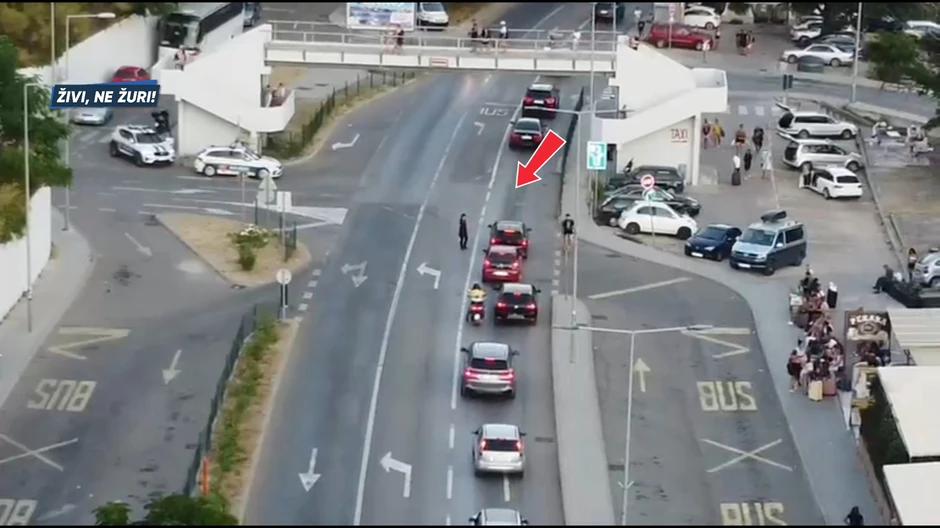 Policija u Crnoj Gori dronom uhvatila bahate vozače 