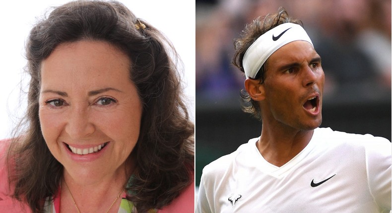 Joanna Doniger's clients have included journalists, sponsors, and players like Rafael Nadal (right).